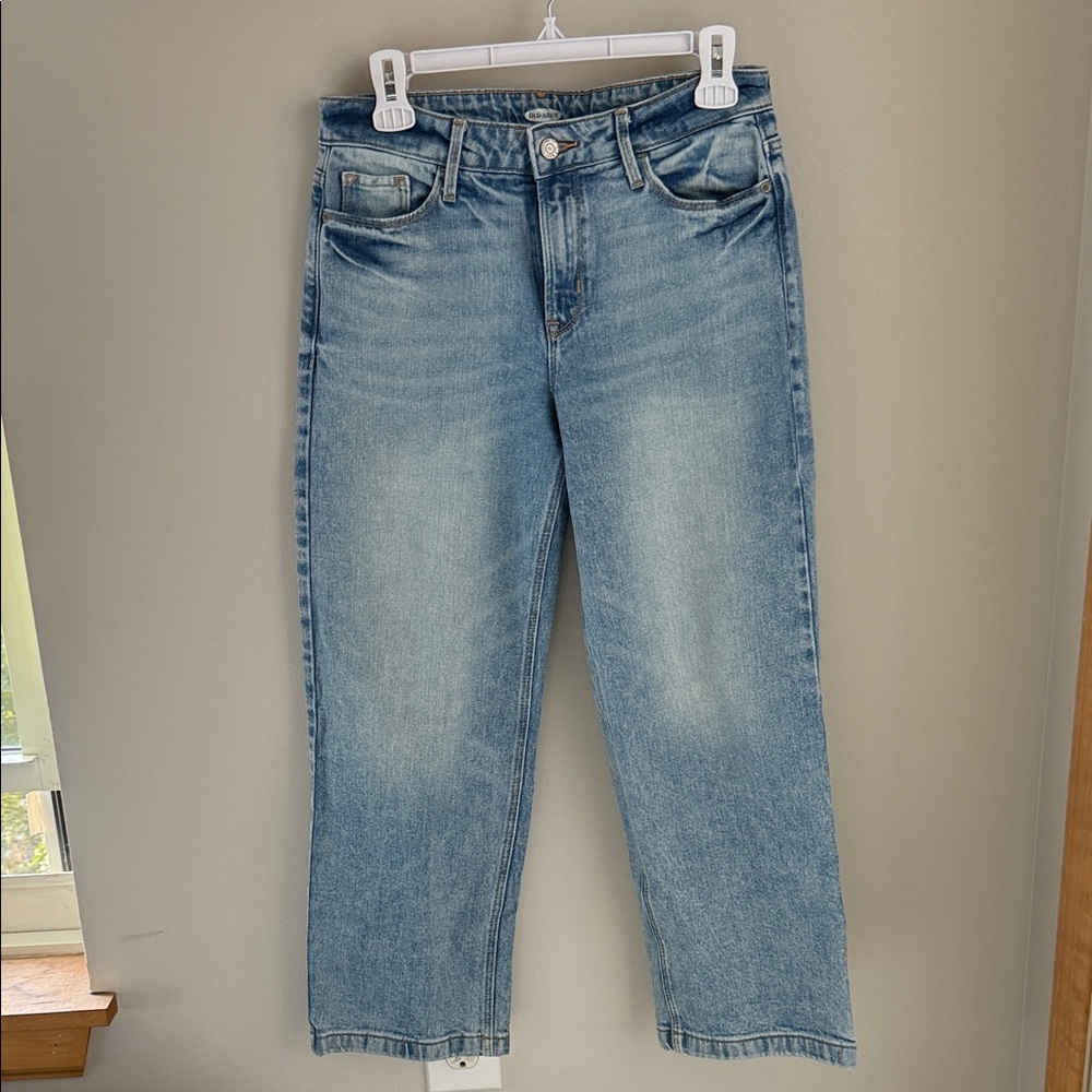 Old Navy Women's Light Blue Wide Leg Jeans